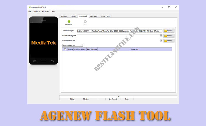 Agenew Flash Tool