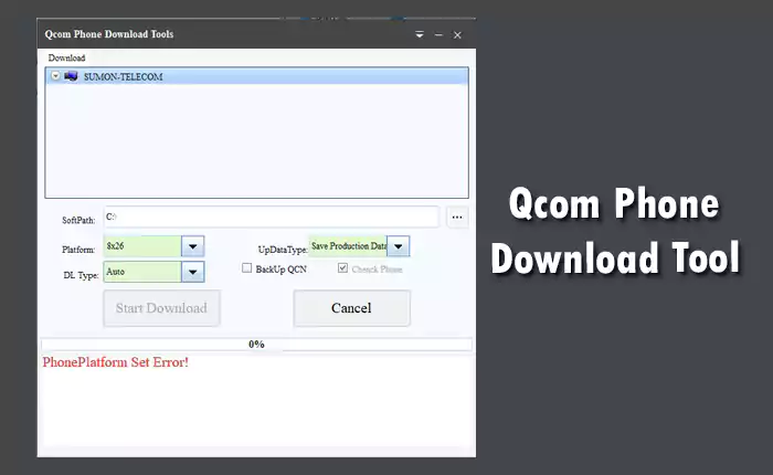 Qcom Phone Download Tool