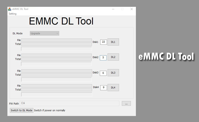 eMMC DL Tool