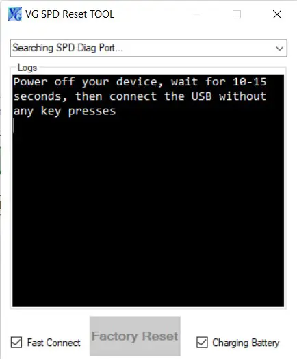 VG SPD Reset Tool