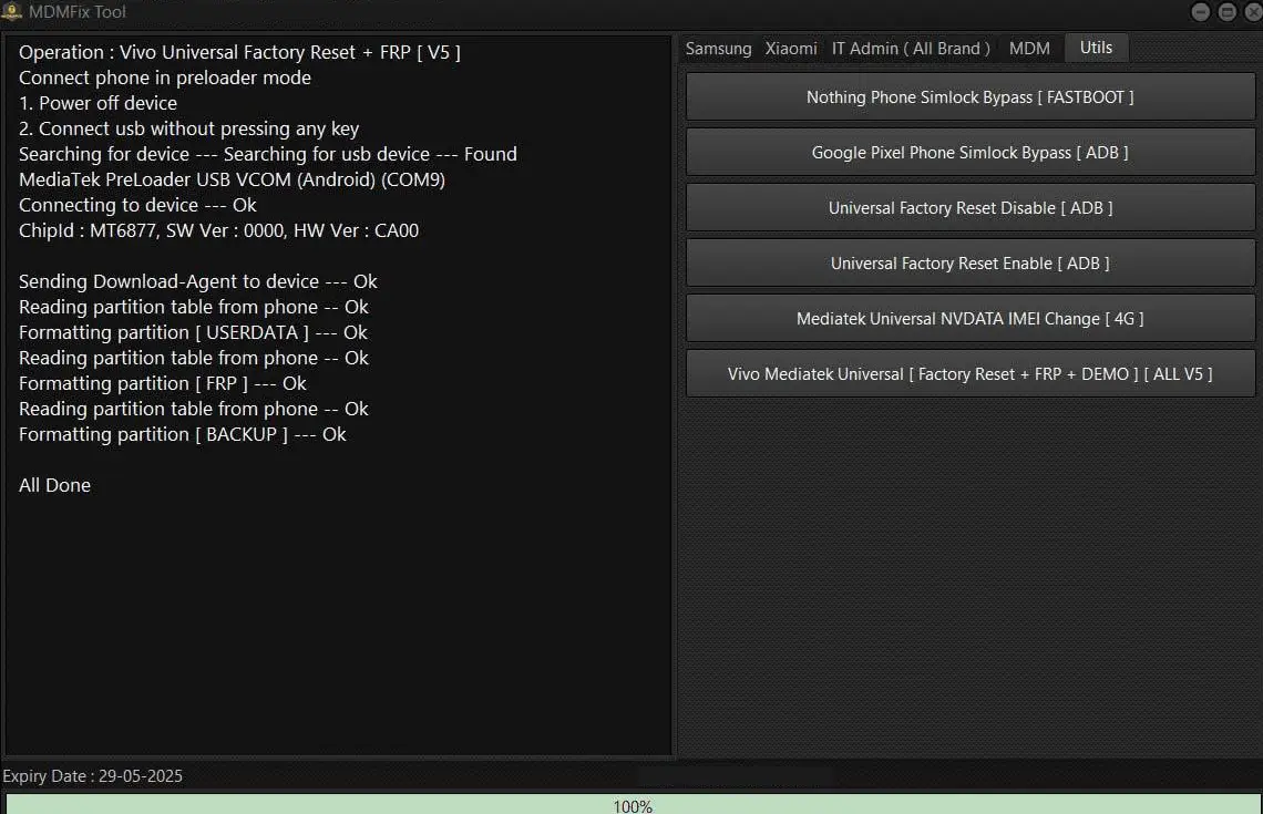 MDM Fix Tool